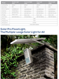 Ecco 60W High Quality Solar Flood Light