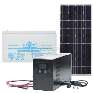 Ecco Pure Sine Wave Agm Battery Budget Combo 1500 Watt Hybrid Inverter 120 Ah 1X 300W Solar Panel