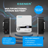 Esener 2.56Kwh Multifunctional Lithium Battery – Wall Mount