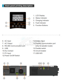 Esener Pure Sine Wave Hybrid Inverter 24V 3Kva 3000 Watt Mppt 60A Maximum 80A 145Vdc