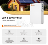 Felicity Solar 48V 5.12Kwh Lithium Battery Ip65 (10 Years Warranty)