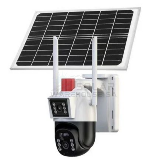 Fivestar- Fs- Scm002 Ip65 Al Solar Cctv Dual Camera With 4G Connectivity Full Hd