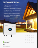 Growatt Off-Grid Solar Inverter 6kW 48VDC SPF6000ES + Wifi Dongle