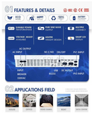 Hybrid Inverter Wifi 48V 15 Kva 12 000 W Mpt 160A Pure Sine Wave-Sunmagic