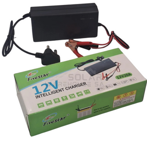 Intelligent Battery Charger 20A 12V Fivestar Black