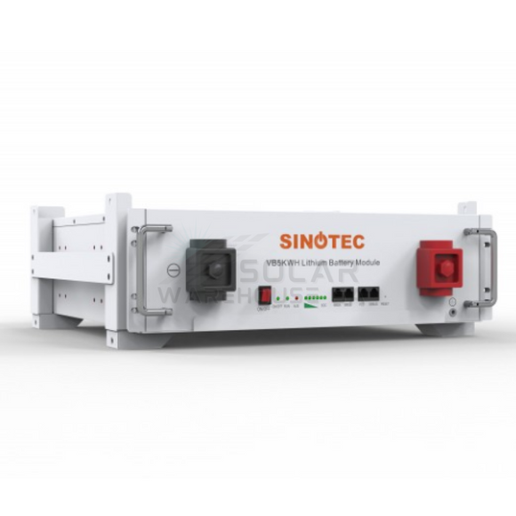 Sinotec 51.2V 100AH 5.1 Kwh Lithium Battery Rack Mount VB5KWH