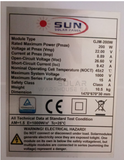 Sun Solar 200W Mono Panel Gjm-200W