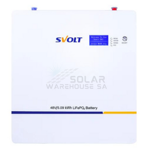 Svolt 48V 106Ah 5.09 Kwh A-Grade Wall Mount Lithium Battery (Square)