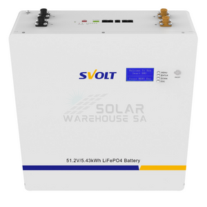 Svolt 51.2V 106Ah 5.43 Kwh A-Grade Wall Mount Lithium Battery (Square)