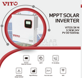 Vito 3.5 Kva 3500 Watt 24V Mppt 100A Hybrid Inverter Sh3.5K24